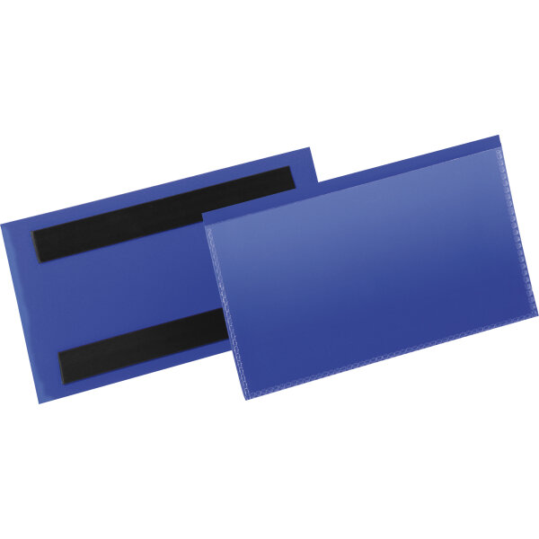 DURABLE Etikettenhülle 16,3 x 8,3 cm (B x H) Polypropylen dunkelblau 50 St./Pack.