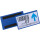 DURABLE Etikettenhülle 16,3 x 8,3 cm (B x H) Polypropylen dunkelblau 50 St./Pack.