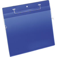 DURABLE Sichttasche DIN A4 quer Kunststoff dunkelblau 50...