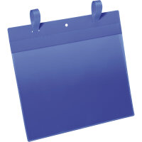 DURABLE Sichttasche DIN A4 quer Kunststoff dunkelblau 50...