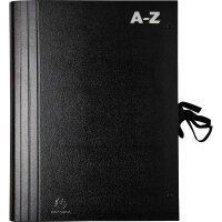 Exacompta Vorordner 34 x 38,5 cm (B x H) A-Z schwarz 20...