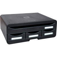 Exacompta Schubladenbox TOOLBOX Mini 4 Schubladen DIN A4...