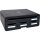 Exacompta Schubladenbox TOOLBOX Mini 4 Schubladen DIN A4 quer Polystyrol Gehäusefarbe: schwarz Farbe der Schublade: schwarz