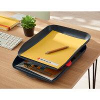 Leitz Briefablage Cosy DIN A4 Polystyrol Farbe: grau 2...