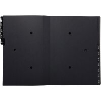 Soennecken Pultordner oeco DIN A4 1-12 Karton schwarz 12...