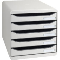 Exacompta Schubladenbox BIG-BOX plus 5 Schubladen DIN A4,...
