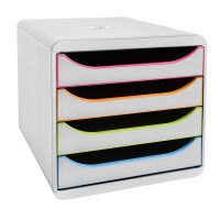 Exacompta Schubladenbox BIG-BOX 4 Schubladen DIN A4,...