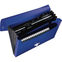 Leitz Fächermappe Recycle DIN A4 blau 5 Fächer
