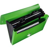 Leitz Fächermappe Recycle DIN A4 grün 5...