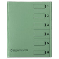 Bene Ordnungsmappe DIN A4 250g/m² Farbe: grün 6...