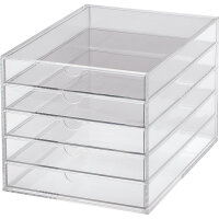 MAUL Schubladenbox Acryl 5 Schubladen DIN A4 Acryl...