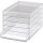 MAUL Schubladenbox Acryl 5 Schubladen DIN A4 Acryl Gehäusefarbe: glasklar Farbe der Schublade: glasklar