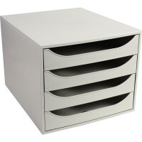 Exacompta Schubladenbox ECOBOX 4 Schubladen DIN A4,...