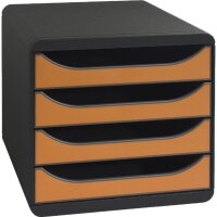 Exacompta Schubladenbox BIG-BOX 4 Schubladen DIN A4,...