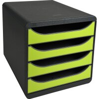 Exacompta Schubladenbox BIG-BOX 4 Schubladen DIN A4,...