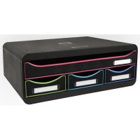Exacompta Schubladenbox TOOLBOX Mini 4 Schubladen DIN A4...