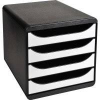 Exacompta Schubladenbox BIG-BOX 4 Schubladen DIN A4,...