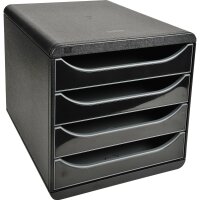 Exacompta Schubladenbox BIG-BOX 4 Schubladen DIN A4,...