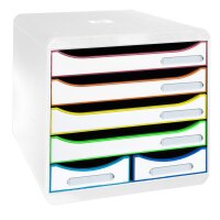 Exacompta Schubladenbox BIG-BOX Maxi 6 Schubladen DIN A4,...