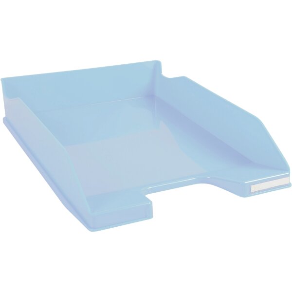 Exacompta Briefablage Combo Midi Bee Blue DIN A4, Überbreite Kunststoff Farbe: hellblau