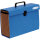Bankers Box® Fächermappe Handifile DIN A4 inkl. vorgedruckter Registerkarten, blanko Registerkarten Faserplatten blau 19 Fächer
