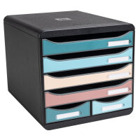 Exacompta Schubladenbox BIG-BOX Maxi 6 Schubladen DIN A4,...