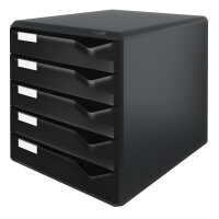 Leitz Schubladenbox Post-Set 5 Schubladen DIN A4...