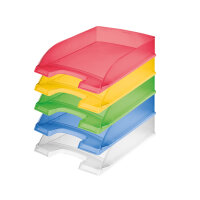 Leitz Briefablage Transparent Plus DIN A4 Polystyrol...