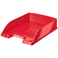 Leitz Briefablage WOW DIN A4 Polystyrol Farbe: rot