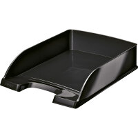 Leitz Briefablage WOW DIN A4 Polystyrol Farbe: schwarz