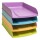 Exacompta Briefablage COMBO STYLI PopN Co DIN A4, Überbreite Polystyrol Farbe: cyan, flieder, limettengrün, mango 4 St./Pack.