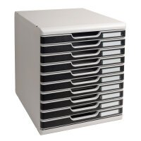 Exacompta Schubladenbox MODULO 10 Schubladen DIN A4+...