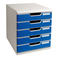 Exacompta Schubladenbox MODULO 5 Schubladen DIN A4+...