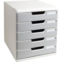 Exacompta Schubladenbox MODULO 5 Schubladen DIN A4+...