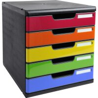 Exacompta Schubladenbox MODULO 5 Schubladen DIN A4+...