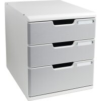 Exacompta Schubladenbox MODULO 3 Schubladen DIN A4+...