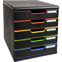 Exacompta Schubladenbox MODULO 5 Schubladen DIN A4+...