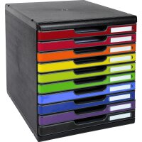 Exacompta Schubladenbox MODULO 10 Schubladen DIN A4+...