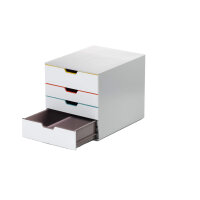 DURABLE Schubladenbox VARICOLOR® MIX 4 4 Schubladen...