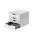 DURABLE Schubladenbox VARICOLOR® MIX 4 4 Schubladen DIN A4, DIN C4, Folio, Letter ABS Kunststoff/Polystyrol Gehäusefarbe: weiß Farbe der Schublade: weiß/mehrfarbig