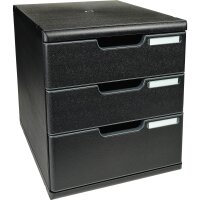 Exacompta Schubladenbox MODULO 3 Schubladen DIN A4+...