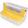 Leitz Aufbewahrungsbox Cosy 21,4 x 19,6 x 36,7 cm (B x H x T) DIN A4 ABS Kunststoff gelb/hellgrau