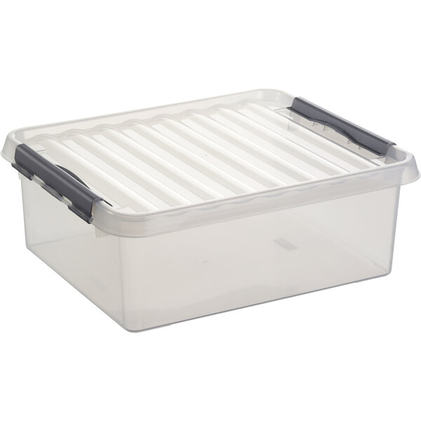 Sunware Aufbewahrungsbox Q-line 50 x 18 x 40 cm (B x H x T) 25l Kunststoff transparent