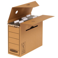 Bankers Box® Archivbox Earth Series 11,7x 26,5 x 32,2 cm (B x H x T) DIN A4 mit Archivdruck Karton, 100 % recycelt braun