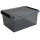 Sunware Aufbewahrungsbox the comfort-line 30 x 18 x 40 cm (B x H x T) 15l Kunststoff, 80 % recycelt grau transparent