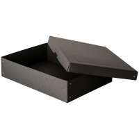 Falken Aufbewahrungsbox PureBox Black 32 x 10 x 44 cm (B...