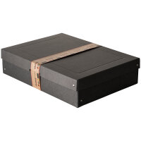 Falken Aufbewahrungsbox PureBox Black 32 x 10 x 44 cm (B...