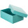 Falken Aufbewahrungsbox PureBox Pastell 18 x 10 x 25 cm (B x H x T) DIN A5 Pappe pastellazurblau