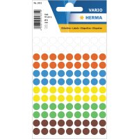 HERMA Markierungspunkt VARIO 8mm Papier farbig sortiert...