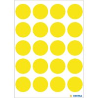 HERMA Markierungspunkt VARIO 19mm Papier gelb 100...
